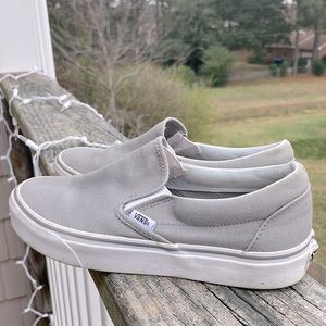 Womens light gray vans